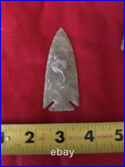 Rare Native American Texas Corner Notch Arrowhead Point