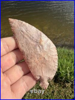 Rare Native American Texas Corner Tang Knife Blade Arrowhead Point
