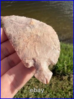 Rare Native American Texas Corner Tang Knife Blade Arrowhead Point