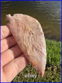 Rare Native American Texas Corner Tang Knife Blade Arrowhead Point