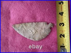 Rare Native American Texas Corner Tang Knife Blade Arrowhead Point