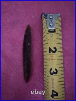 Rare Native American Texas Knife River Bi Face Nebo Point