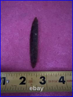 Rare Native American Texas Knife River Bi Face Nebo Point