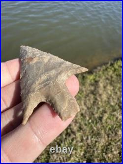 Rare Native American Texas Langtry Arrowhead Point