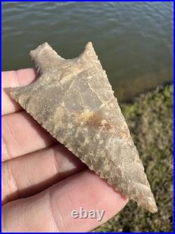 Rare Native American Texas Langtry Arrowhead Point