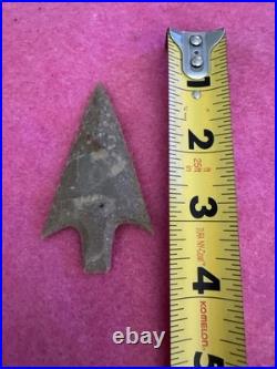 Rare Native American Texas Langtry Arrowhead Point