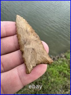 Rare Native American Texas Paleo Arrowhead Artifact Point