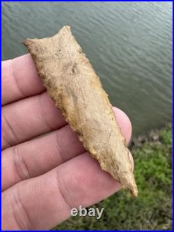 Rare Native American Texas Paleo Arrowhead Artifact Point