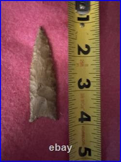 Rare Native American Texas Paleo Arrowhead Artifact Point