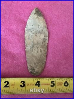 Rare Native American Woodland Blade Arrowhead