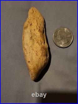 Rare Native American effigy art artifact. E09