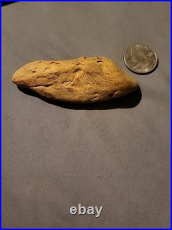 Rare Native American effigy art artifact. E09