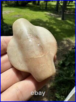 Rare Native American translucent bottle Bannerstone Quartz Illinois