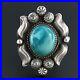 Rare-Navajo-Old-Pawn-Handmade-Sterling-Silver-Natural-Smoke-Turquoise-Ring-01-fkry