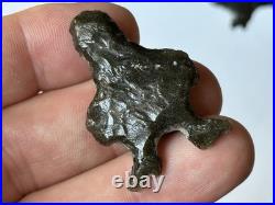 Rare Obsidian Flint Eccentric Human Effigy Figure Found In New Mexico Arrowhead