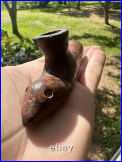 Rare Offering Native American Bird Effigy Pipe Ohio Arrowhead