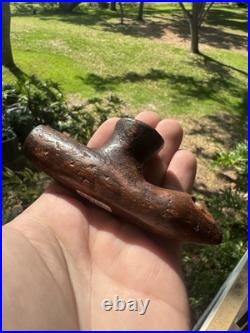 Rare Offering Native American Bird Effigy Pipe Ohio Arrowhead