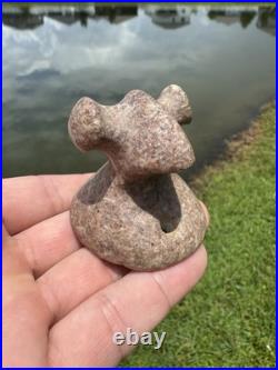 Rare Offering Native American Bust Birdstone Drilled Popeyed Artifact Arrowhead