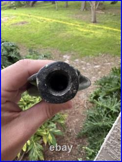 Rare Offering Native American Hopewell Bird In Flight Effigy Pipe Artifact