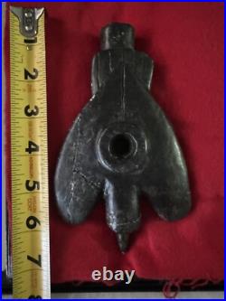 Rare Offering Native American Hopewell Bird In Flight Effigy Pipe Artifact