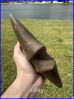 Rare Offering Native American Michigan Barber Axe Head Artifact