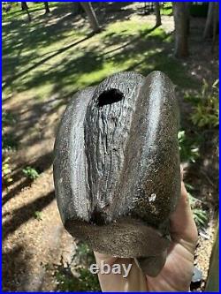 Rare Offering Native American Steatite Bird Effigy Pipe Artifact Arrowhead