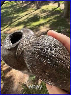 Rare Offering Native American Steatite Bird Effigy Pipe Artifact Arrowhead