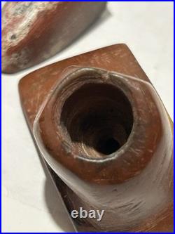 Rare Ohio Flintclay Artifacts Greene Co. Owl Effigy Pipe Ex. Monroe Hershberger