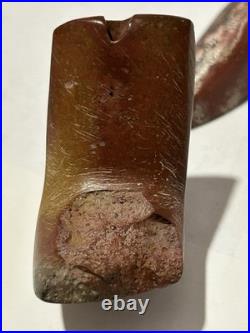 Rare Ohio Flintclay Artifacts Greene Co. Owl Effigy Pipe Ex. Monroe Hershberger