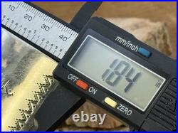 Rare Opal Paquin Zuni Sterling Stamped Buckle 1.85x 1.5-2NL25.36