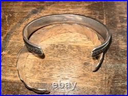 Rare Opportunity! Two (2) Navajo Guild Cuffs, Sterling, Unique, Awesome! 7