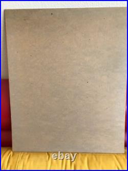 Rare Original Native American Painting Signed Matted Size 24 X 19.5