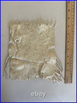 Rare Painting On Deerskin Of Native American Chief Joseph 1935 By Joe Evan's Jr