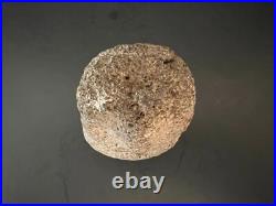 Rare Primitive Native American Medicine Pestle Owl Face, Granite