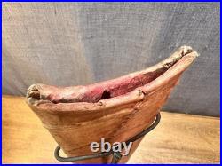 Rare! Primitive Rawhide Sheath Very Old Native American Historic-Museum Worthy Rare! Primitive Rawhide Sheath Very Old Native American Historic-Museum Worthy