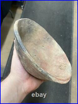 Rare Red Fort Ancient Pottery Bowl Found In Wyandot County Ohio Ex Dr Copeland
