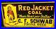 Rare-Red-Jacket-Tin-Sign-Indian-Coal-Co-Native-American-Antique-Advertising-Old-01-jx
