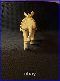 Rare Retired Lenox American Standing Donkey First Blessing Nativity Gold No Box