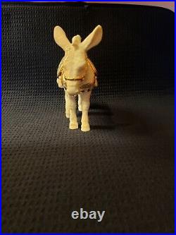 Rare Retired Lenox American Standing Donkey First Blessing Nativity Gold No Box