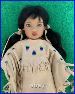 Rare Riley Sized Helen Kish Doll, Blue Bonnet 2006 Ufdc, Exquisite Costume