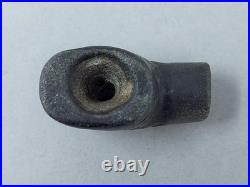 Rare Small Black Native American Stone Smoking Pipe Artifact