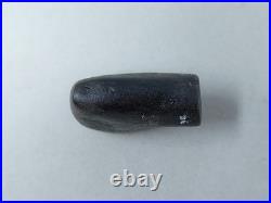 Rare Small Black Native American Stone Smoking Pipe Artifact