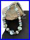 Rare-Sterling-Silver-Navajo-PEARLS-DRY-CREEK-TURQUOISE-Beads-Necklace-1191-01-bez
