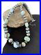 Rare-Sterling-Silver-Navajo-PEARLS-DRY-CREEK-TURQUOISE-Beads-Necklace-1191-01-dje