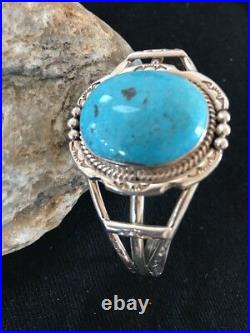 Rare Sterling SilverMens Bracelet Turquoise Clearance Sale Navajo 135
