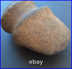 Rare Stone Axe Native American Indian Southern Barbed Full Groove Raised Ridge