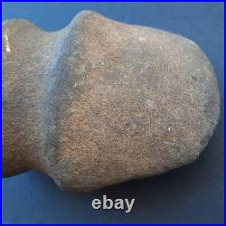 Rare Stone Axe Native American Indian Southern Barbed Full Groove Raised Ridge