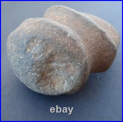 Rare Stone Axe Native American Indian Southern Barbed Full Groove Raised Ridge