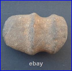 Rare Stone Axe Native American Indian Southern Barbed Full Groove Raised Ridge