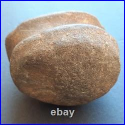 Rare Stone Axe Native American Indian Southern Barbed Full Groove Raised Ridge